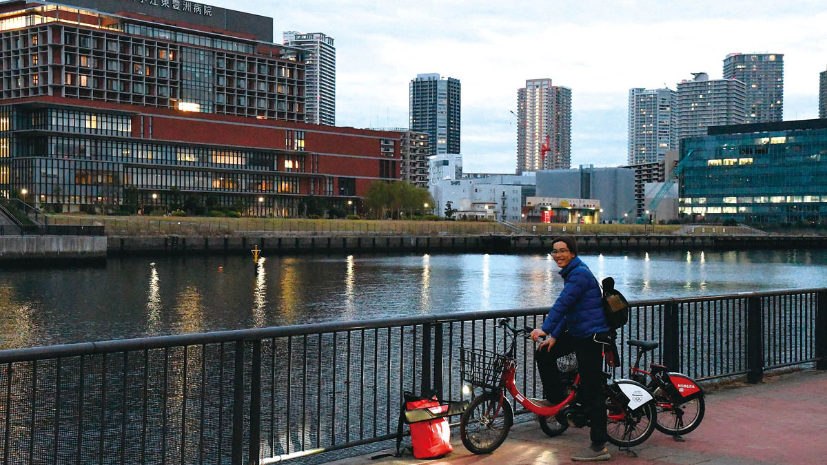 東京都／豊洲ぐるり公園 パックロッド×シェアサイクリングでねらうシーバス | 全国おすすめ釣り場